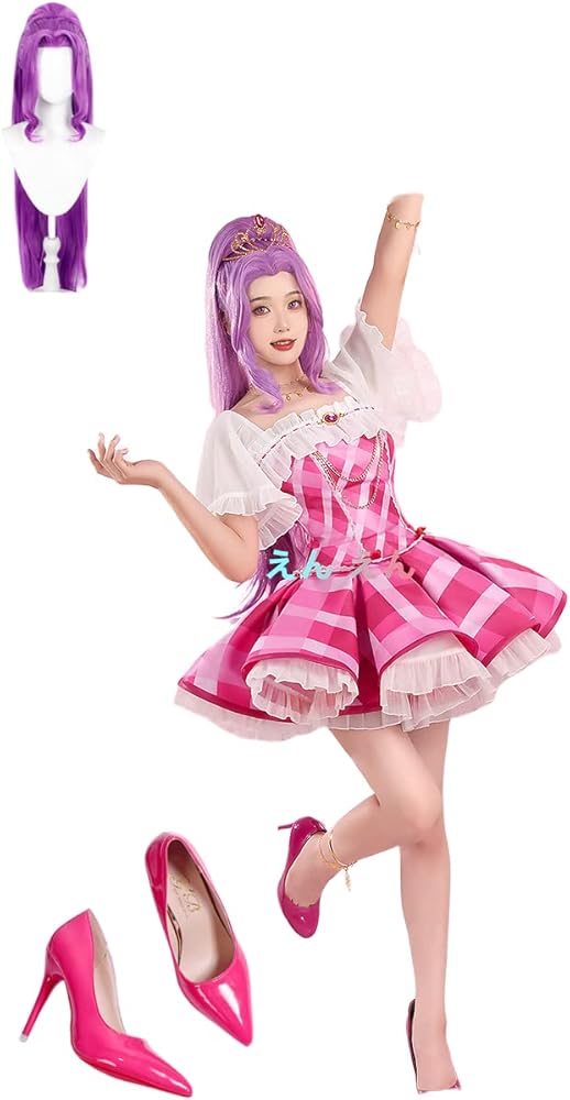 Amazon.co.jp: [BEANUT] アイカツ 神崎美月コスプレ衣装 ＋ウィッグ ＋