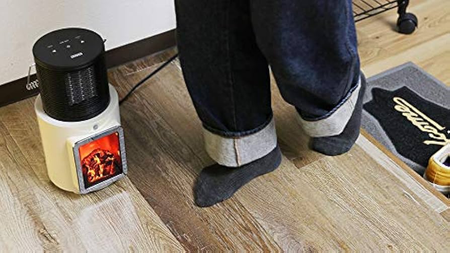 Amazon.co.jp: PRISMATE（プリズメイト）人感センサー付暖炉ヒーター