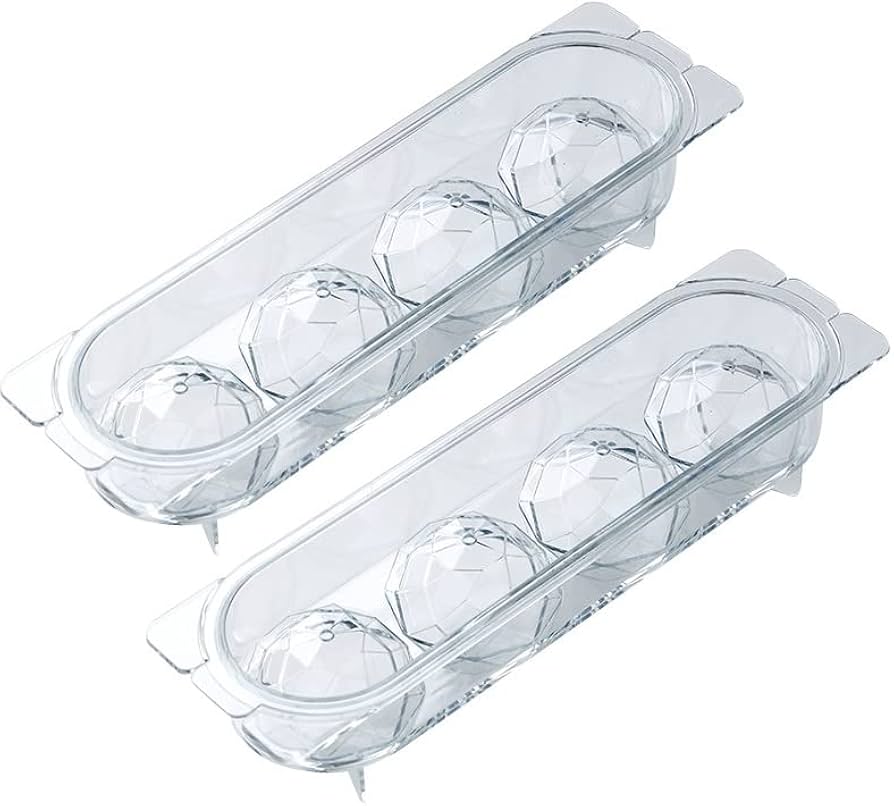 Amazon｜2個セット 丸氷 製氷皿 丸い氷を作る製氷器 氷作る容器