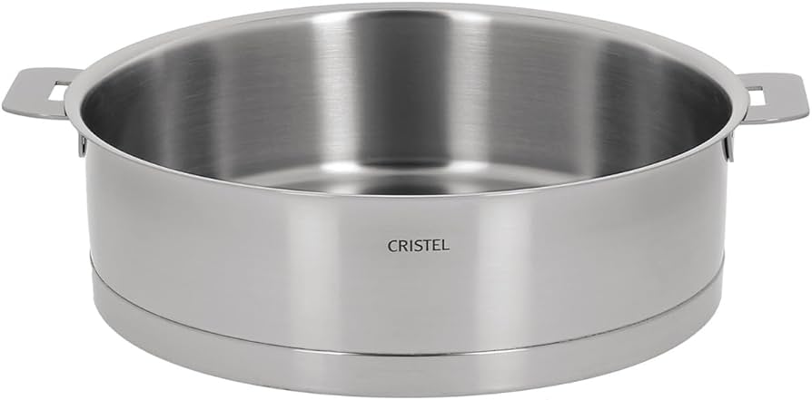 Amazon｜CRISTEL クリステル ステンレス 鍋 L浅鍋 20cm ガス IH