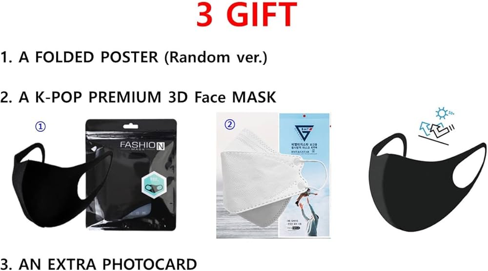 Amazon.co.jp: BTS MAP of The Soul :7 [4 ver] アルバム + 公式 折