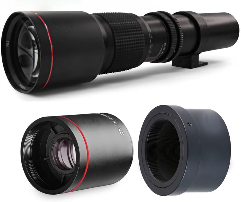 Amazon.com : COMMANDER OPTICS 500-1000mm f/8.3 Manual Telephoto