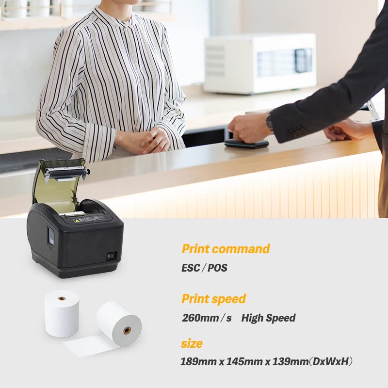 Amazon.co.jp: サーマルプリンター WS-K260L レシート和信テック USB