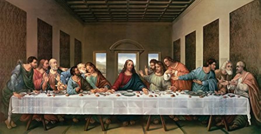 Amazon.co.jp: ミケランジェロ 最後の晩餐 ポスター レア 人気 18 x 36