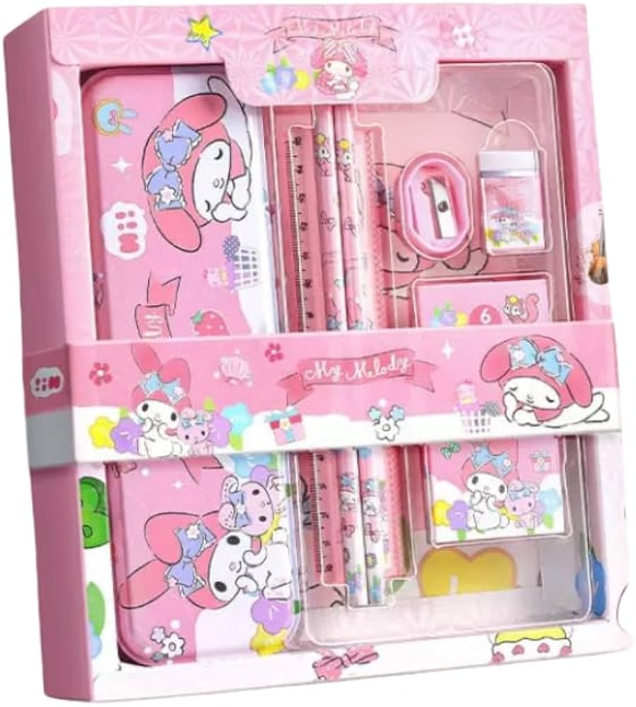 Amazon.co.jp: クロミ マイメロディ 文具セット 2025 新入学 ギフト箱