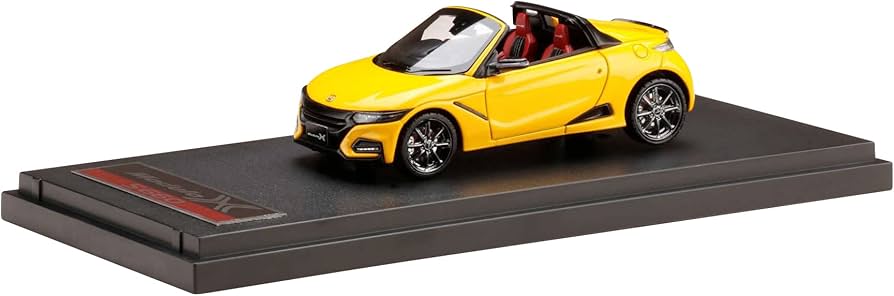 Amazon.com: 1/43 Honda S660 MODULO X 2020 Carnival Yellow II