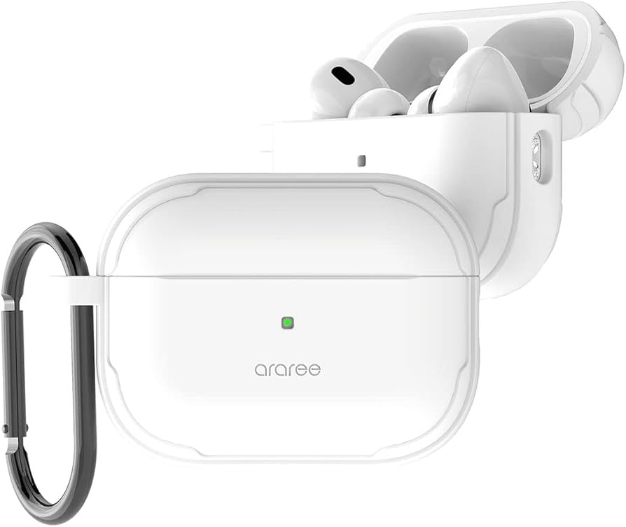 Amazon | araree AirPods Pro 2 ハイブリッド ケース ハード DUPLE