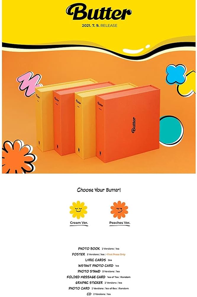 Amazon.com: Big Hit Entertainment BTS - Butter Album+Extra