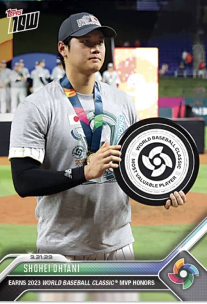 Amazon.co.jp: 祝 WBC優勝 大谷翔平 MVP 優勝決定場面記念カード 24
