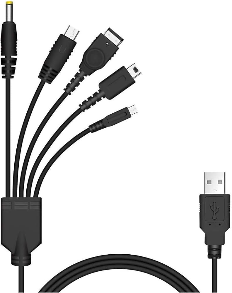 Amazon.co.jp: 5 in 1 USB 充電ケーブル ニンテンドー New 3DS(XL/LL