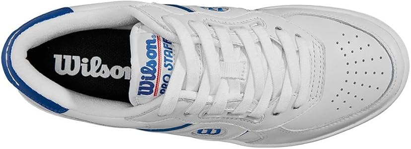 Amazon.com | WILSON Unisex Pro Staff 87 Leather Shoe, Retro Court
