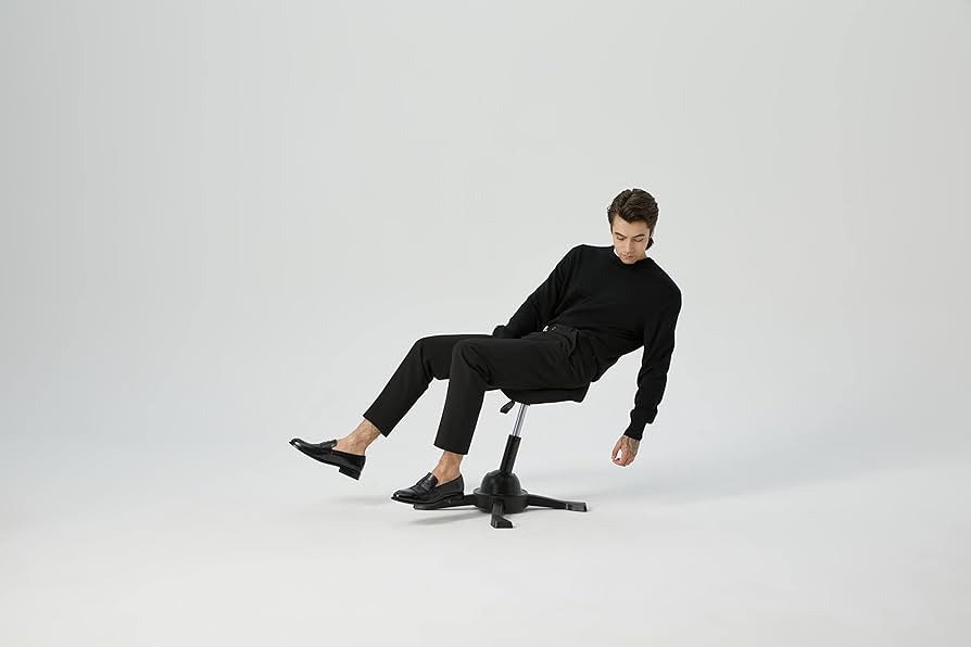 Amazon｜ホースライディングチェア（アイボリー）乗馬スタイルで座る