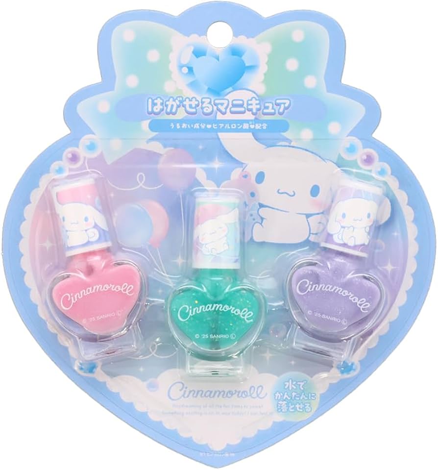 Amazon.co.jp: shobido 粧美堂 サンリオ はがせるマニキュア 3本