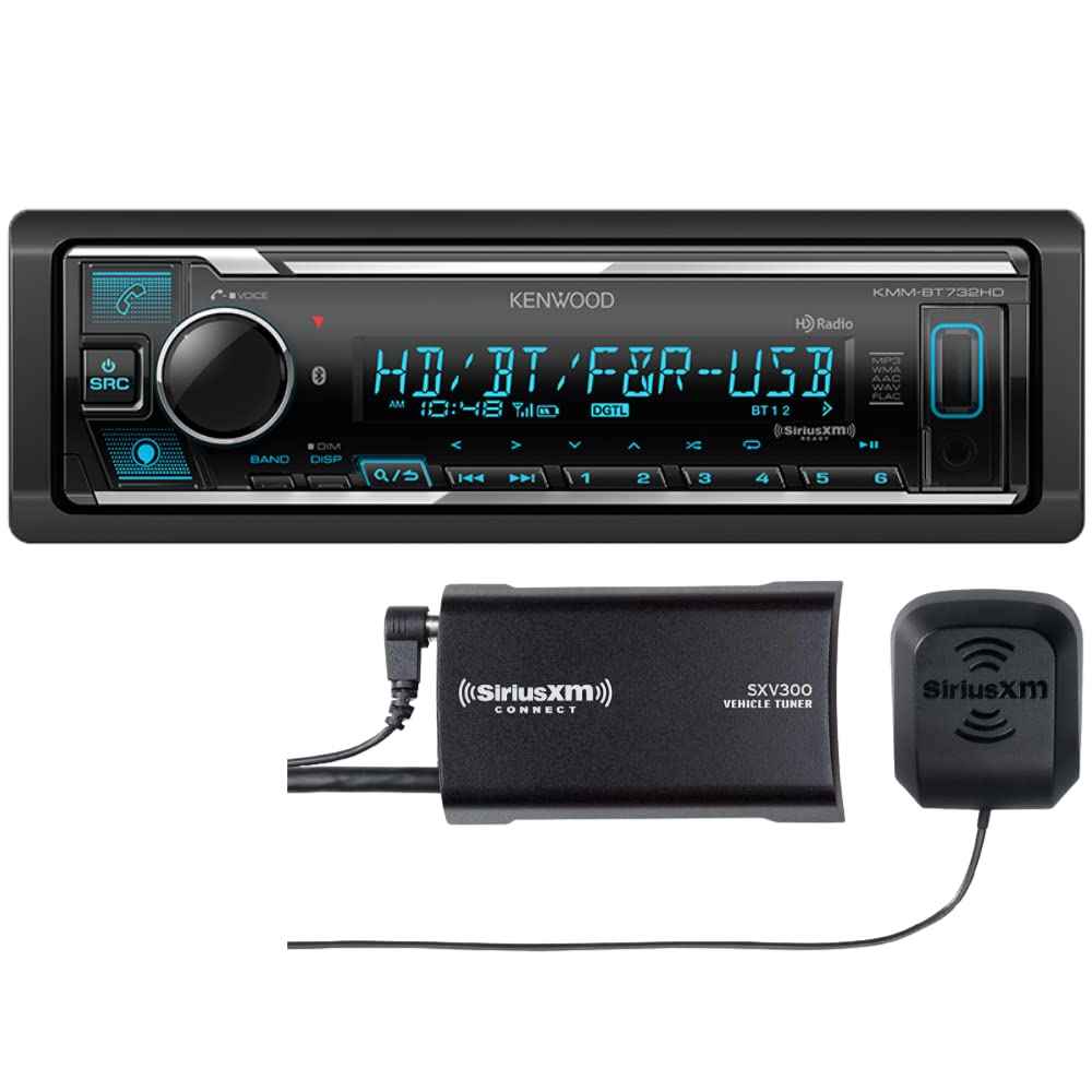 Amazon.com: KENWOOD KMM-BT732HD Bluetooth Digital Media Car Stereo