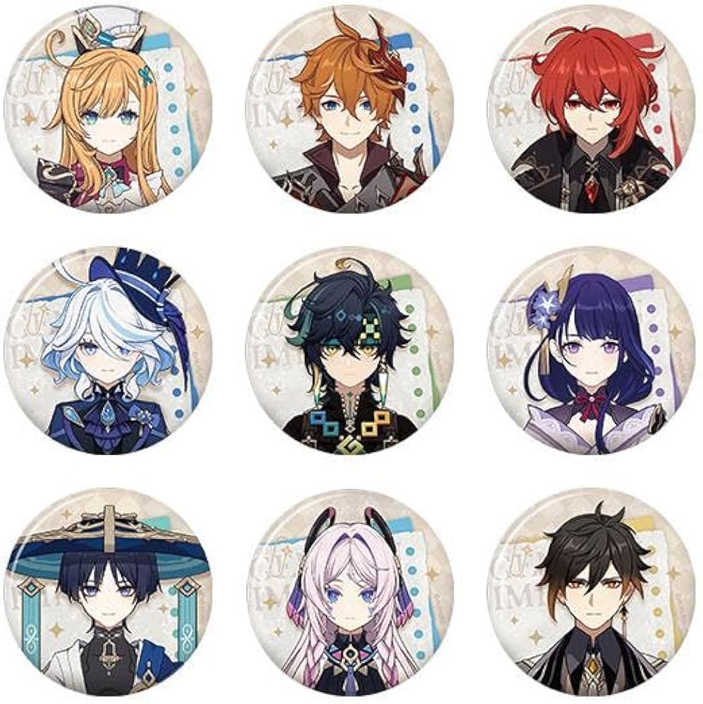 Amazon.co.jp: 原神 公式グッズ 正規品 拾光映匣シリーズ 缶バッジ