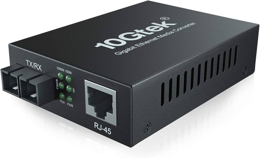 Amazon.com: 10Gtek SMF Gigabit Ethernet Media Converter, Dual SC