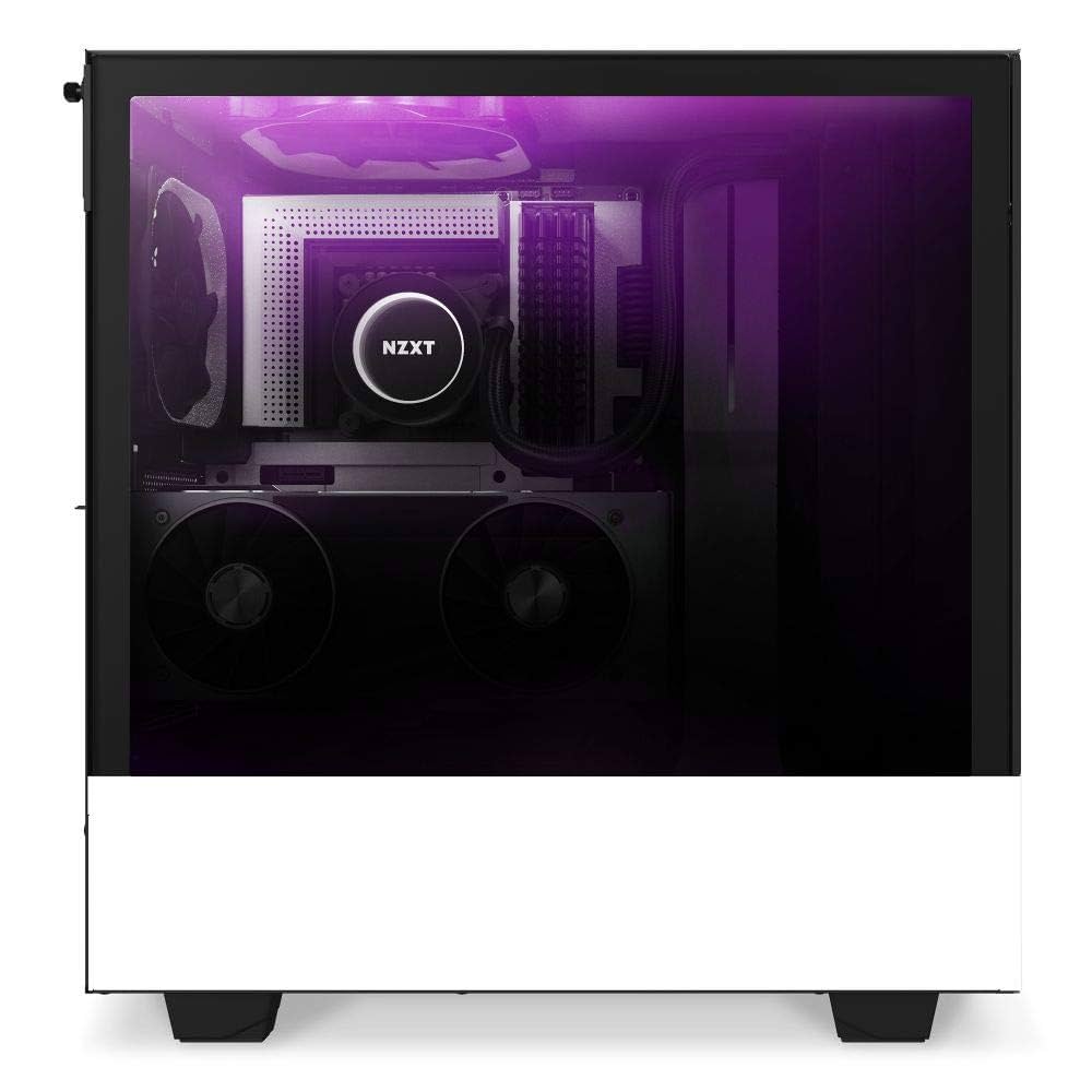 Amazon.co.jp: NZXT H510 Elite White & Black ミドルタワーPCケース