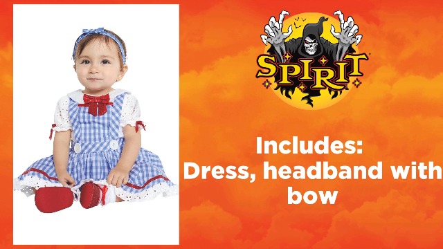 Watch Spirit Halloween Wizard of Oz Baby Dorothy Costume on Amazon