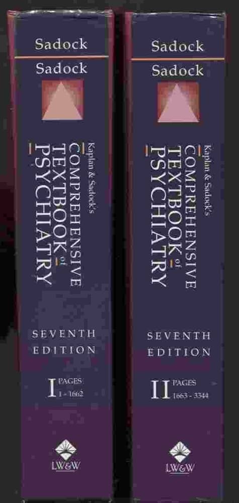 Kaplan & Sadock's Comprehensive Textbook of Psychiatry (2 Volume