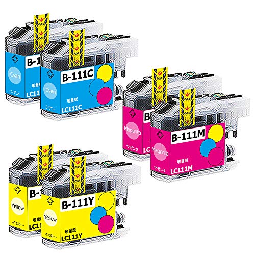 Amazon.co.jp: ブラザー用互換 LC111/B111【 LC111C LC111M LC111Y 各2