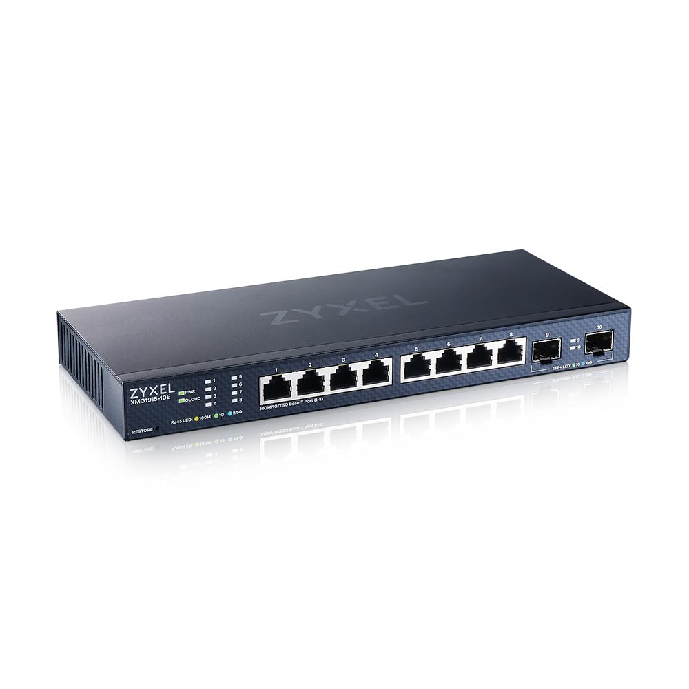 Amazon.com: Zyxel 8-Port Gigabit Switch | 2.5Gb Cloud/Smart