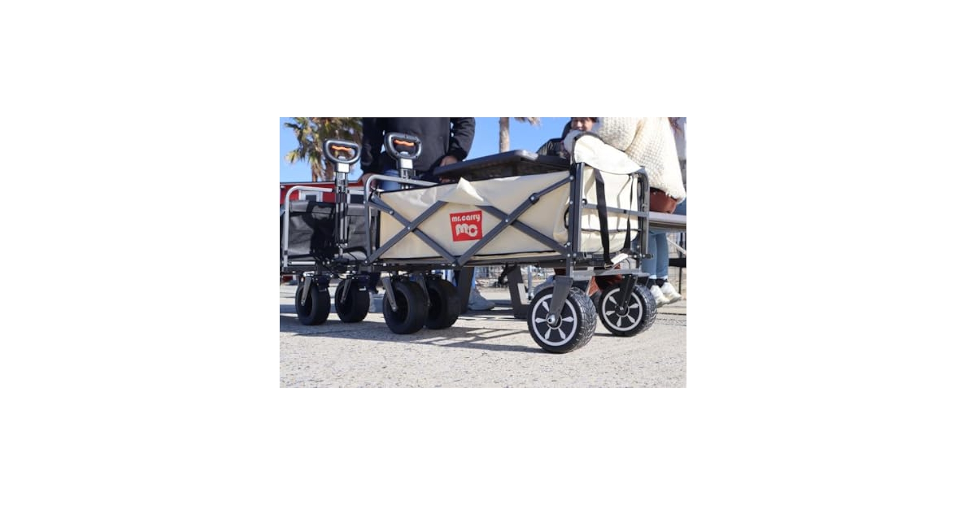 mr.carry 電動キャリーワゴン ベージュ・ブラック 【公式通販】