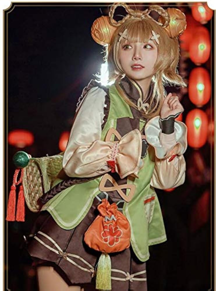 Amazon.co.jp: 原神 げんしん 瑶瑶 ヨォーヨ コスプレ衣装 : ホビー