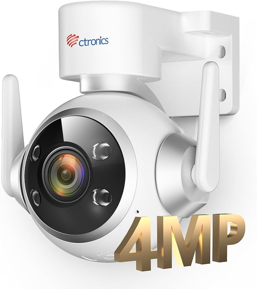 Amazon.co.jp: Ctronics 防犯カメラ 屋外 自動追跡 2.5K 4MP 5GWi-Fi