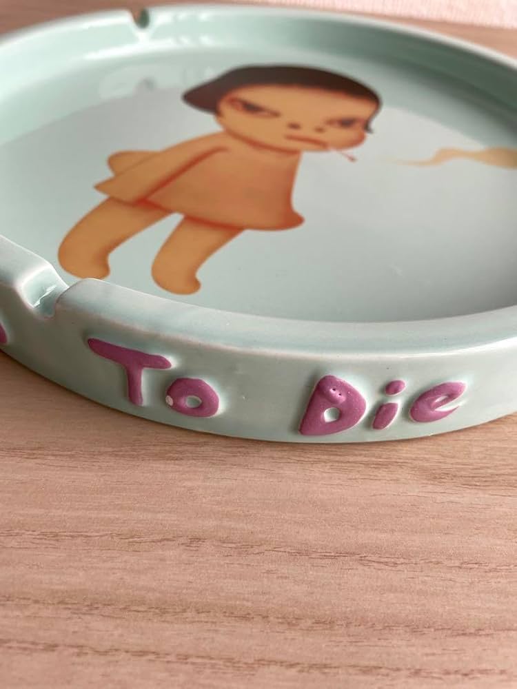 Amazon.co.jp: 奈良美智 灰皿 DISH (Too Young To Die) Ashtray : ホビー