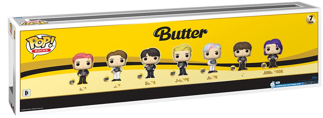 Funko - Figurine BTS - Pack 7 Butter BTS Pop 10cm - 0889698648882