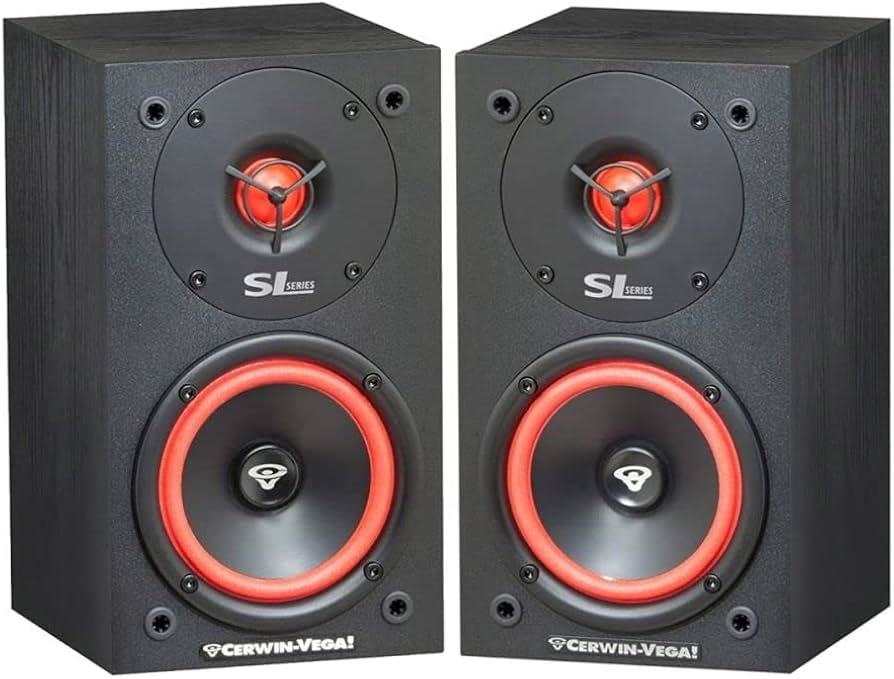 Amazon.co.jp: Cerwin Vega SL5M 2-Way Bookshelf Speakers, Pair by
