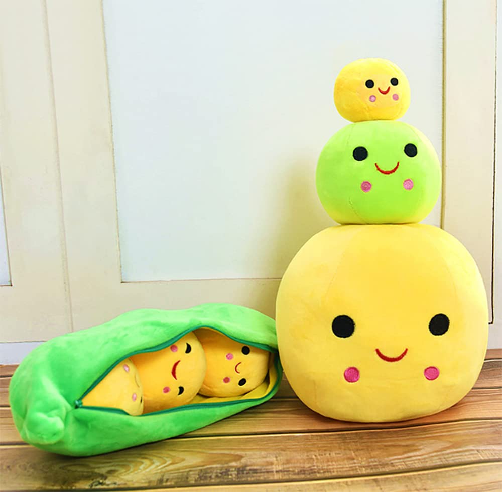 Amazon.co.jp: HKKY 豌豆 エンドウ豆 抱き枕 クッション ぬいぐるみ