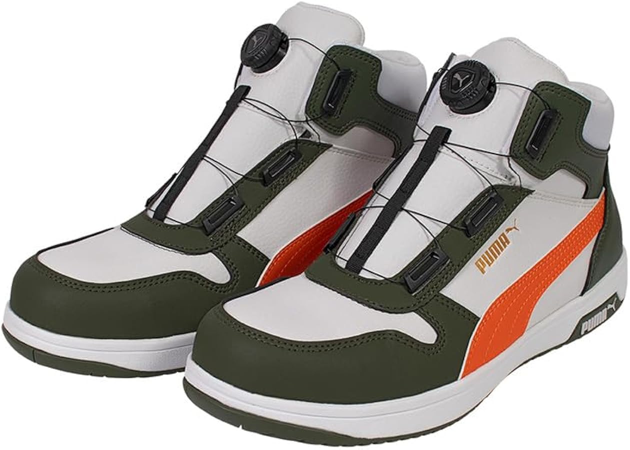 Amazon | PUMA(プーマ) 安全靴 フロントコート ディスク ミッドカット