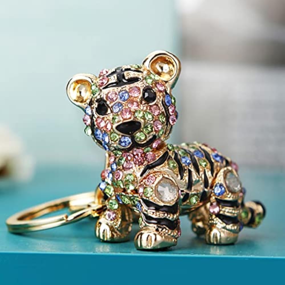 Amazon.co.jp: [chengcheng] 虎 キーホルダー 可愛い 干支 とら 寅年