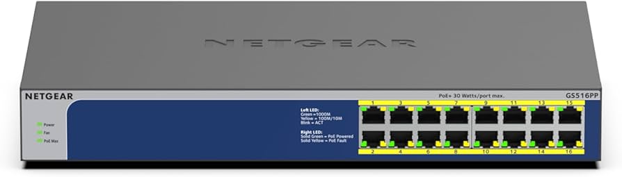 Amazon | 【正規品】 ネットギア NETGEAR スイッチングハブ 16ポート