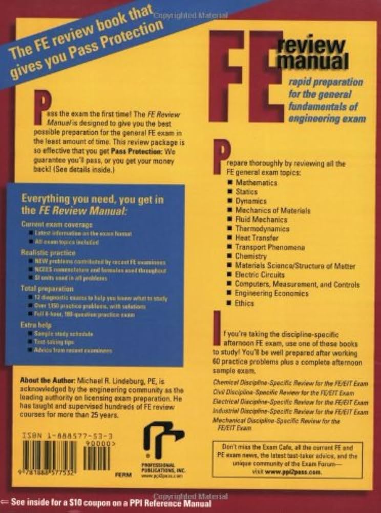 FE Review Manual: Rapid Preparation for the General Fundamentals
