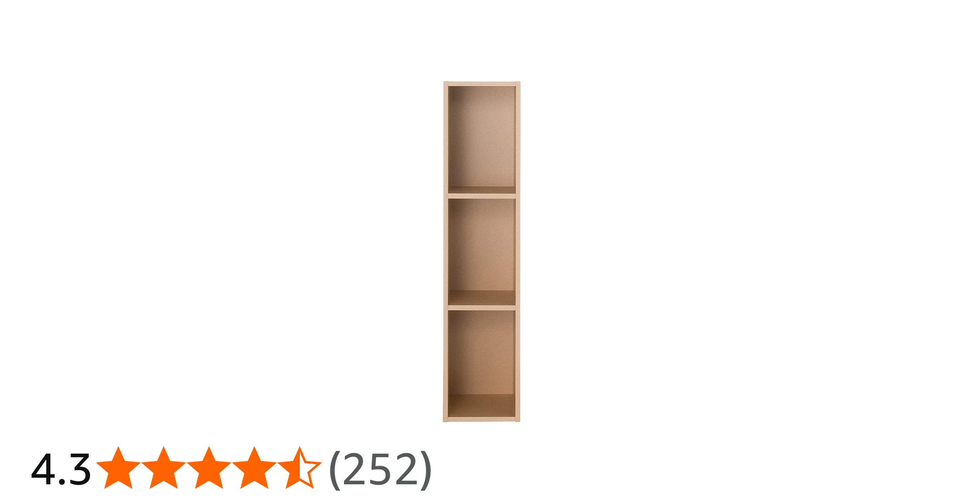 Amazon.co.jp: 無印良品 パルプボードボックス・スリム・3段/ベージュ