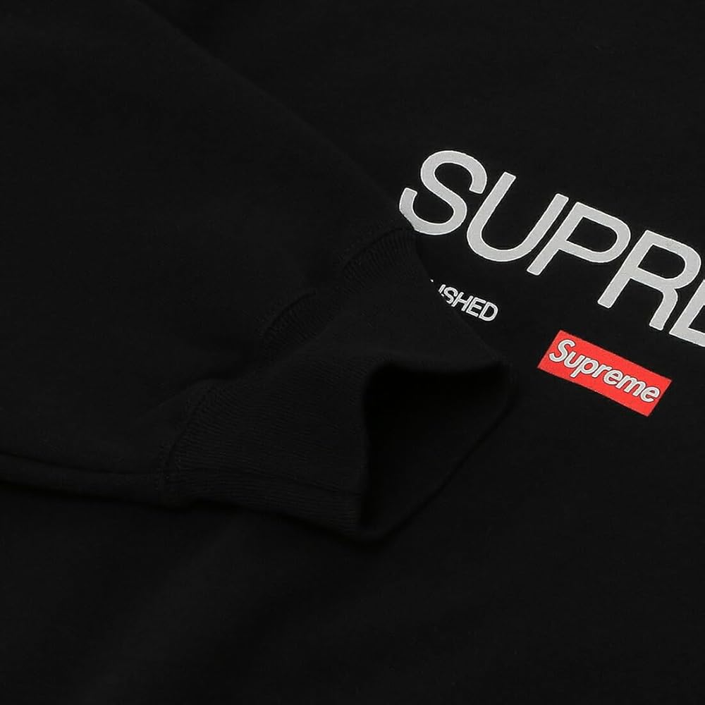 Amazon.co.jp: [シュプリーム] スウェット ブラック メンズ レディース