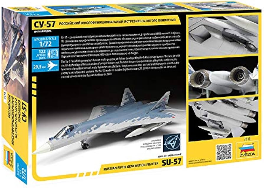 Amazon | ZVEZDA 7319 - ロシア第5世代戦闘機 SU-57 - プラモデル