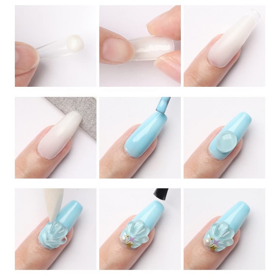 Amazon | ジェルネイル 粘土ジェル アート ノンスティック グルー 成形