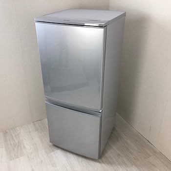 Amazon | シャープ 137L 2ドア冷蔵庫（シルバー系）SHARP SJ-D14A-S
