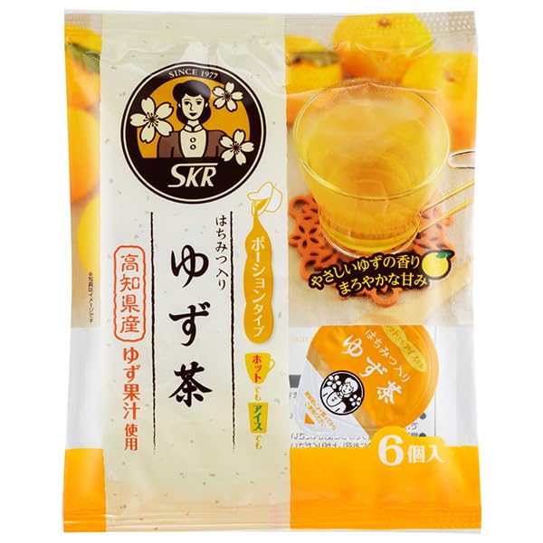 Amazon.co.jp: サクラ食品工業 ゆず茶 ポーションタイプ (23g×6個)×12