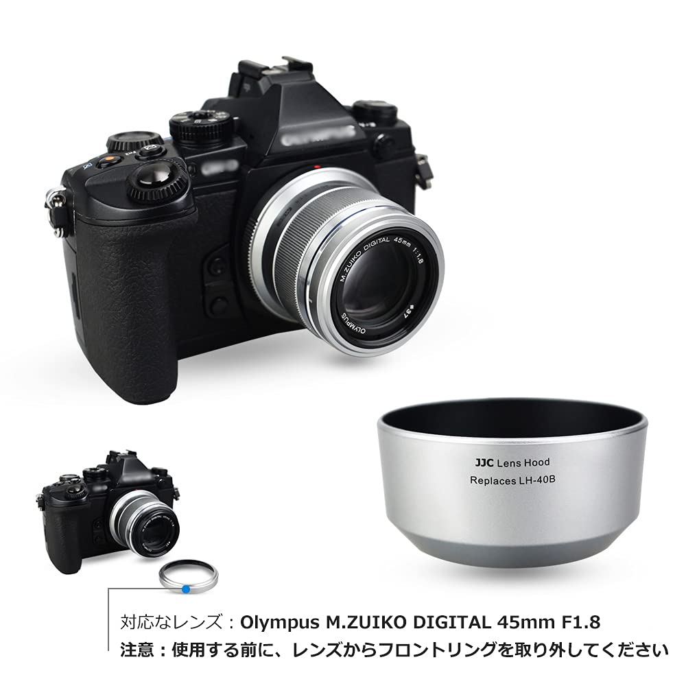 Amazon | JJC Olympus LH-40B 互換 レンズフード Olympus M.ZUIKO