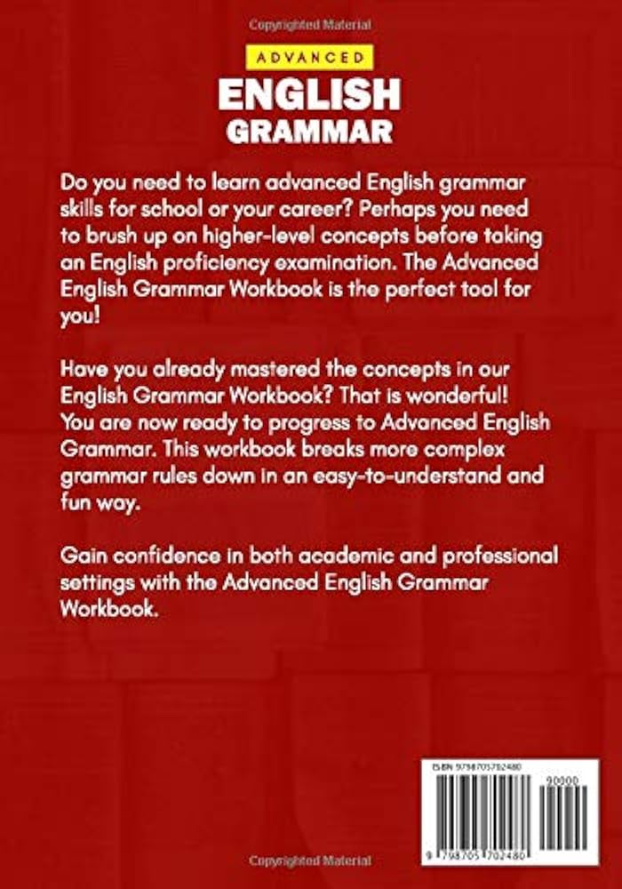Amazon.com: Advanced English Grammar: The Superior English Grammar