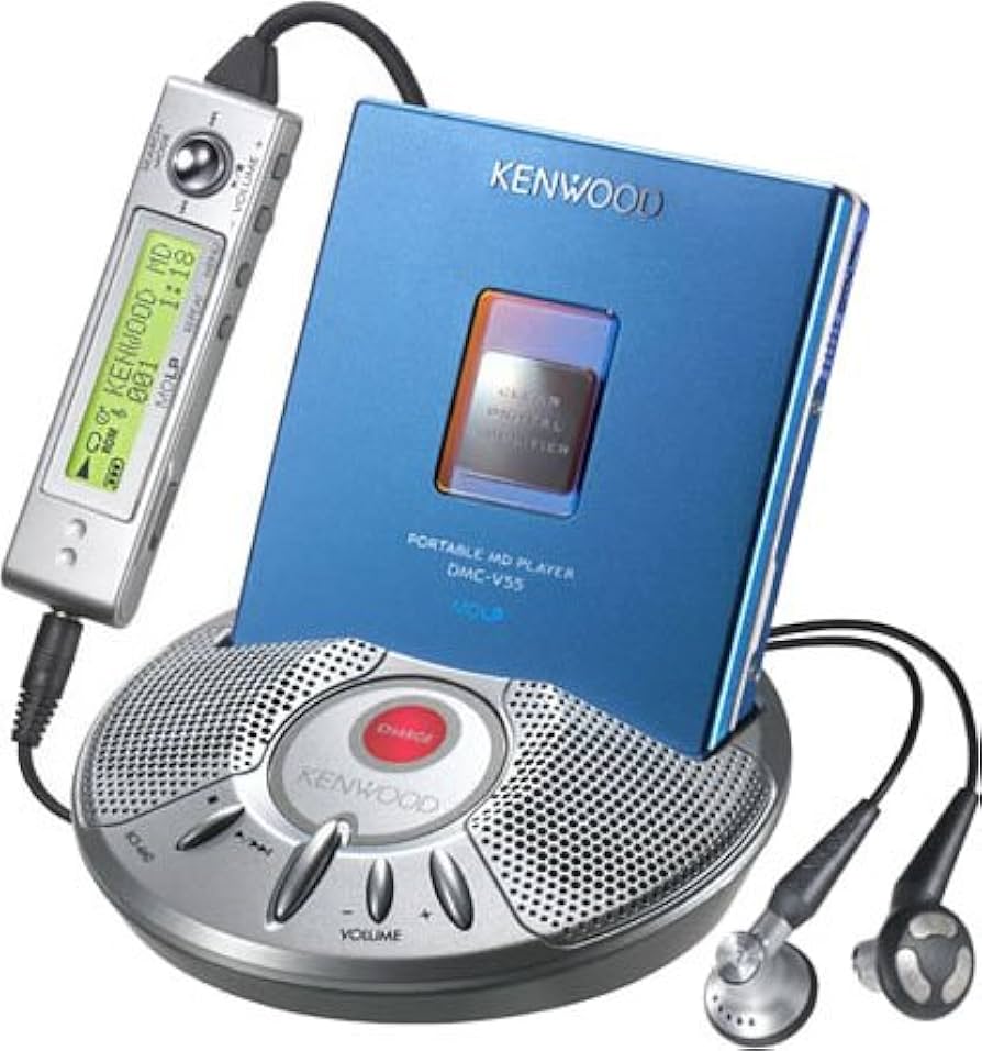 Amazon.co.jp: KENWOOD DMC-V55-L ポータブルMDプレイヤー ブルー