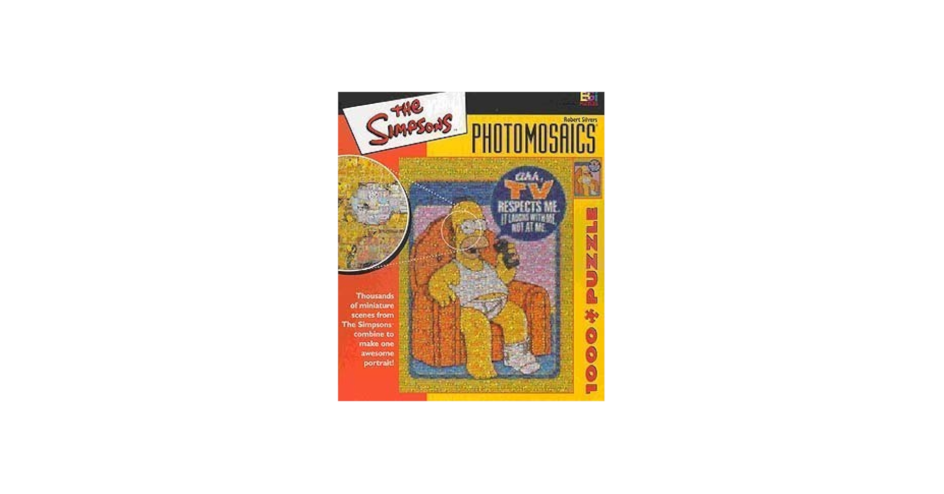 Amazon.com: Simpsons Photomosaics Jigsaw Puzzle 1000pc Respect