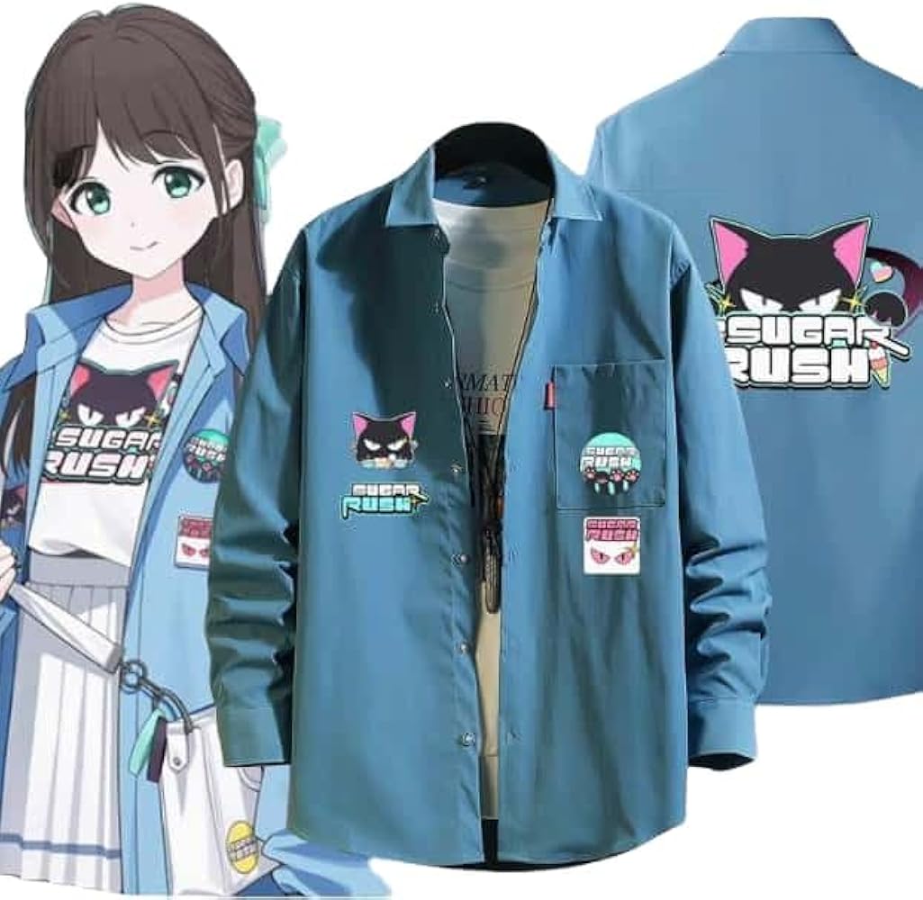 Amazon.co.jp: [卜ビア] ブルーアーカイブ パーカー 長袖 コート