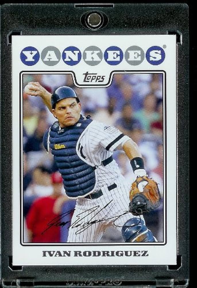 Amazon.com: Ivan Rodriguez -York Yankees - 2008 Topps Updates