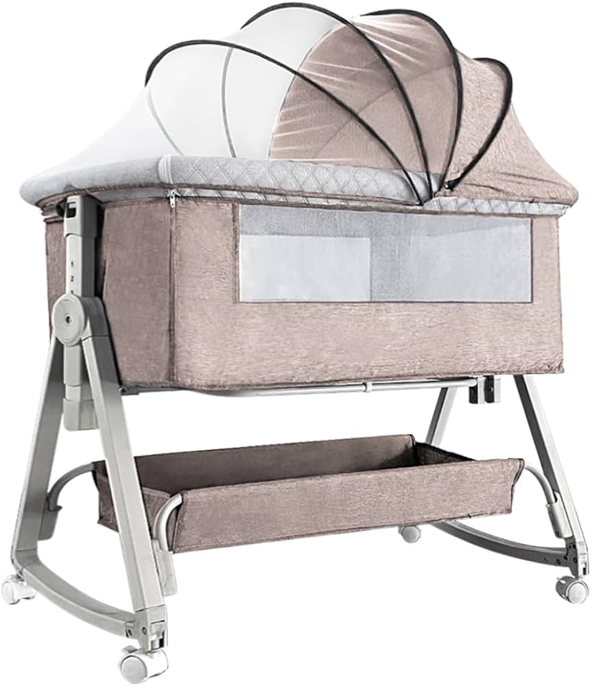 Amazon.co.jp: Kino Linpo ベビーベッド 添い寝 新生児ベッド 乳児用