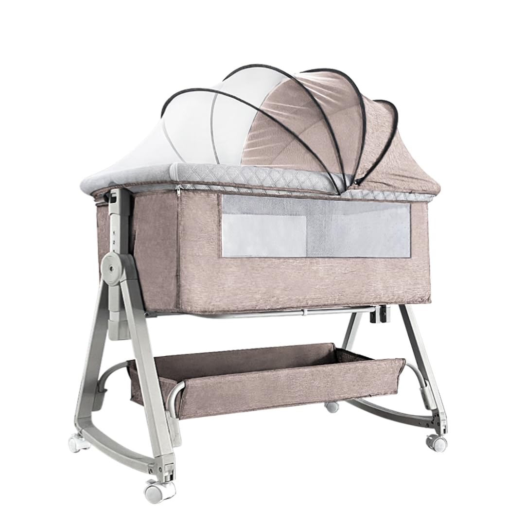 Amazon.co.jp: Kino Linpo ベビーベッド 添い寝 新生児ベッド 乳児用